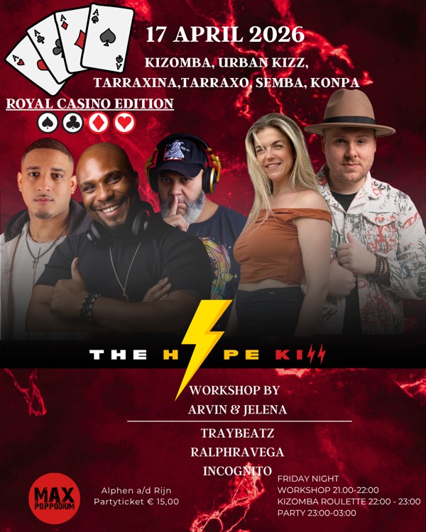 The Hype Kizz - workshop Arvin & Jelena Flyer