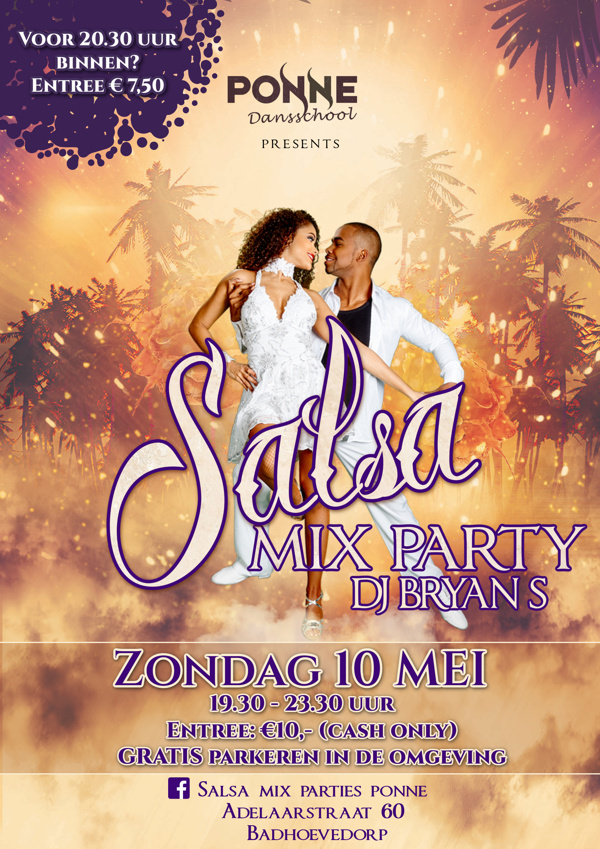 Salsa mix party - Badhoevedorp Flyer