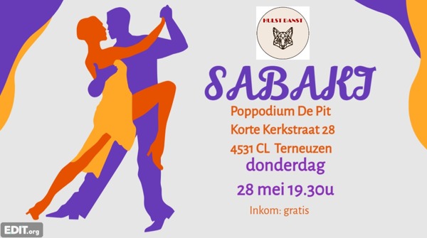 Hulst Danst in Poppodium De Pit in Terneuzen Flyer