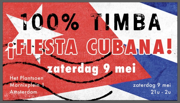 ¡Fiesta Cubana! 100% timba Flyer