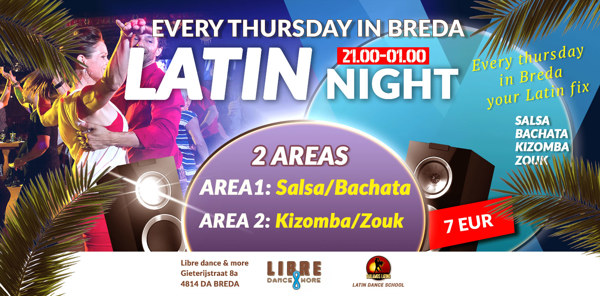 Libre Latin Night Flyer