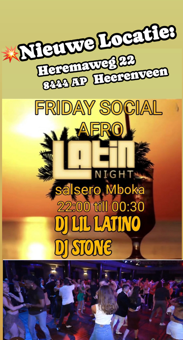 Every Friday Night Socials @Dansschool Salseromboka Flyer