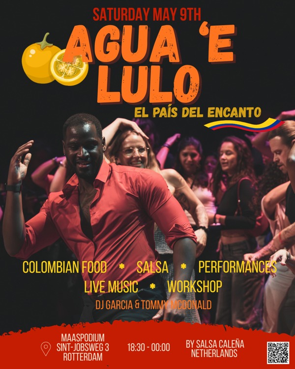 Agua `e Lulo - a celebration of Cali Flyer