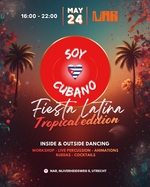 Soy Cubano | Latin Party (indoor & outdoor!) Flyer