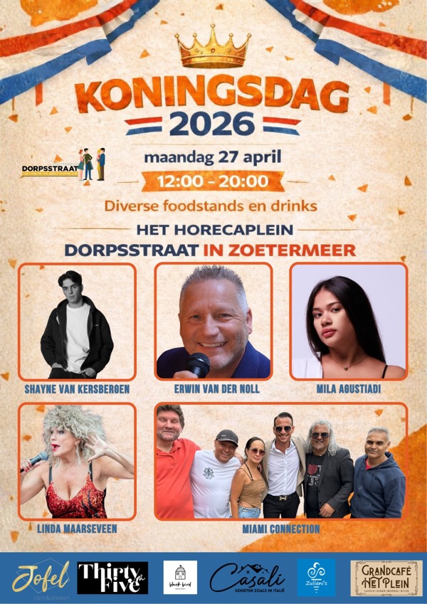 Koningsdag in Zoetermeer! Flyer